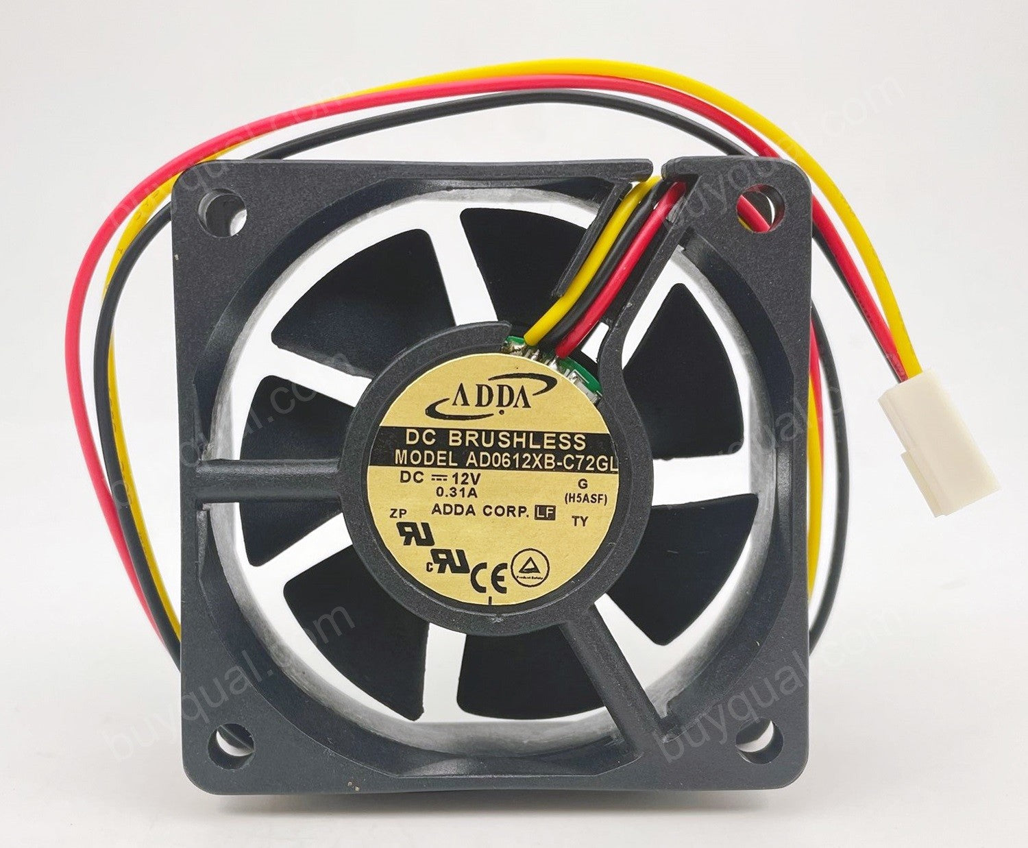 ADDA AD0612XB-C72GL 12V 0.31A 3wires Cooling Fan - New condition ADDA AD0612XB-C72GL 12V 0.31A 3wires Cooling Fan - New condition